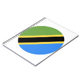 Tanzania Flag Notitieboek (Linkerzijde)
