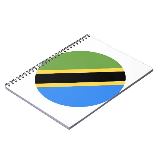 Tanzania Flag Notitieboek (Linkerzijde)