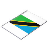 Tanzania Flag Notitieboek (Linkerzijde)