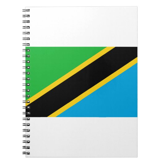Tanzania Flag Notitieboek (Voorkant)