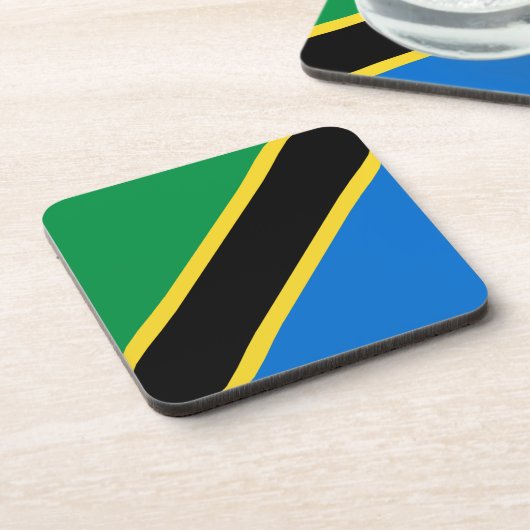 Tanzania Flag Onderzetter (Linkerzijde)