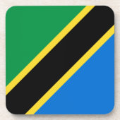 Tanzania Flag Onderzetter (Voorkant)
