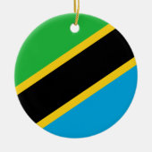 Tanzania Flag Ornament (Voorkant)