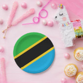 Tanzania Flag Papieren Bordje (Feest)