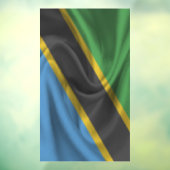 Tanzania Flag Raamsticker (Vel 3)