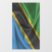 Tanzania Flag Raamsticker (Vel)