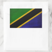 Tanzania Flag Rechthoekige Sticker (Tas)