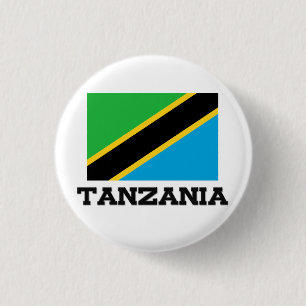Tanzania Flag Ronde Button 3,2 Cm