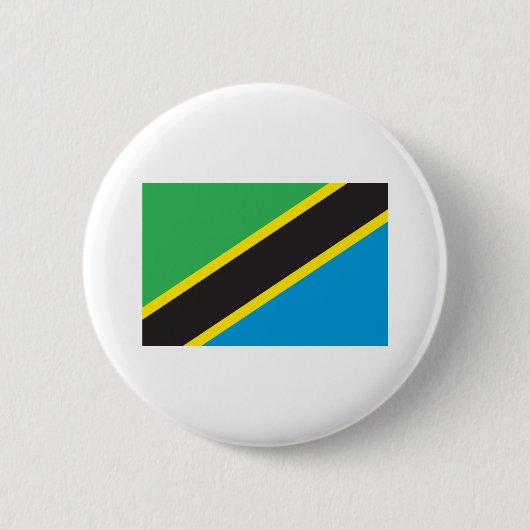 Tanzania Flag Ronde Button 5,7 Cm (Voorkant)