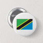 Tanzania Flag Ronde Button 5,7 Cm (Voorkant /achterkant)