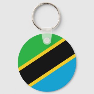 Tanzania Flag Sleutelhanger