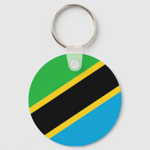 Tanzania Flag Sleutelhanger