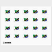 Tanzania Flag Sticker (Vel)