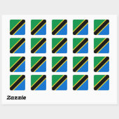 Tanzania Flag Sticker (Vel)