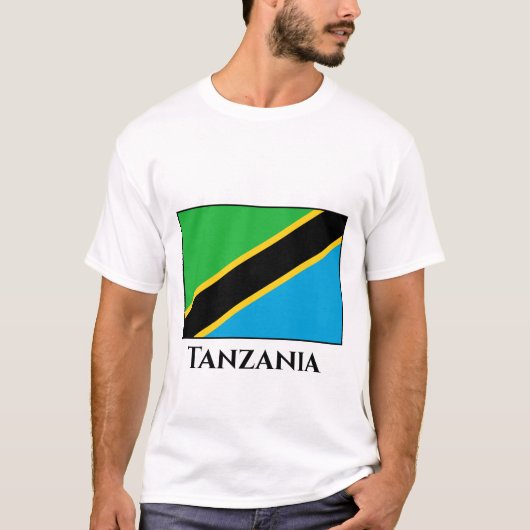 Tanzania Flag T-shirt (Voorkant)