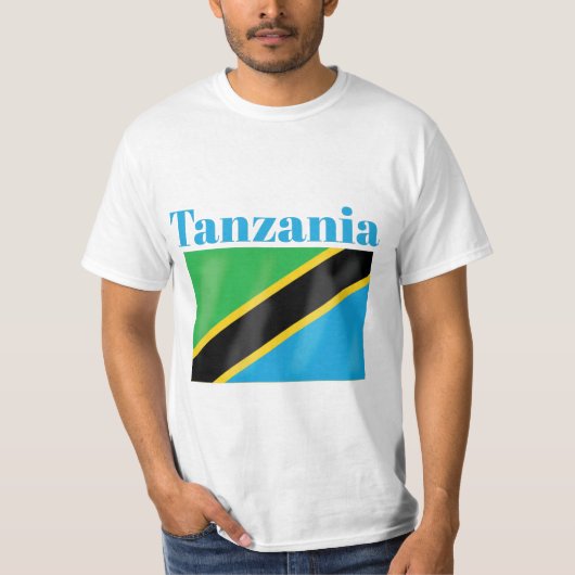 Tanzania Flag T-Shirt (Voorkant)