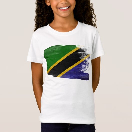 Tanzania Flag T-shirt (Voorkant)