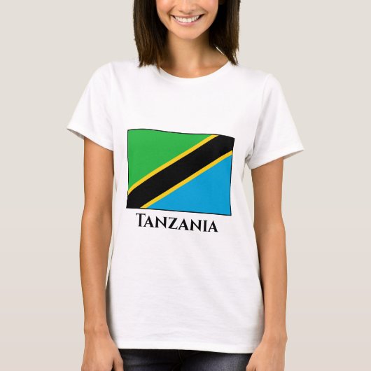 Tanzania Flag T-shirt (Voorkant)
