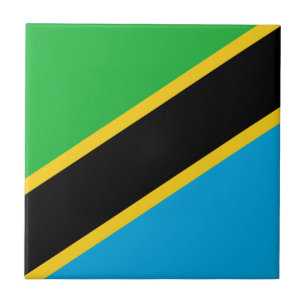 Tanzania Flag Tegeltje