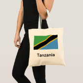 Tanzania Flag Tote Bag (Voorkant (product))
