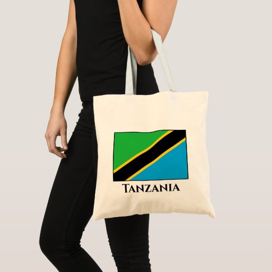 Tanzania Flag Tote Bag (Voorkant (product))