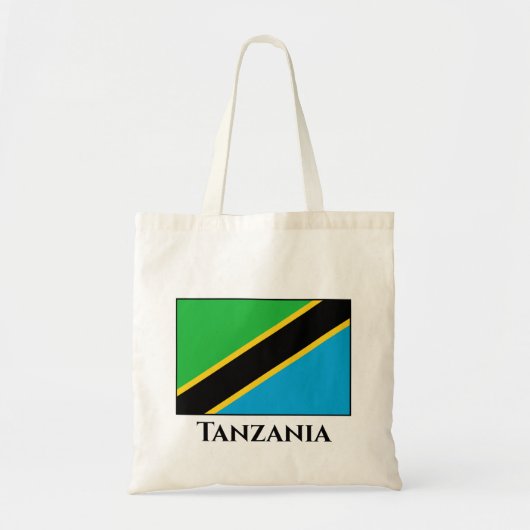 Tanzania Flag Tote Bag (Voorkant)