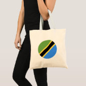 Tanzania Flag Tote Bag (Voorkant (product))