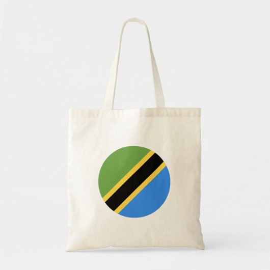 Tanzania Flag Tote Bag (Voorkant)
