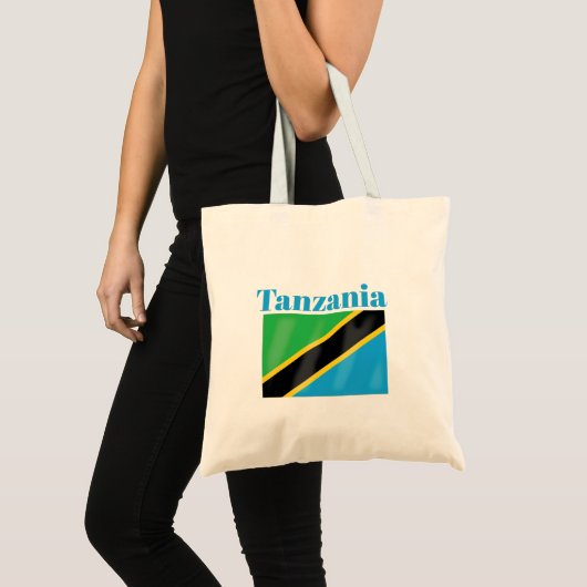 Tanzania Flag Tote Bag (Voorkant (product))