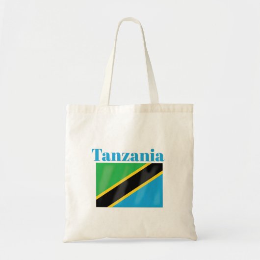 Tanzania Flag Tote Bag (Voorkant)