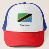 Tanzania Flag Trucker Pet (Voorkant)