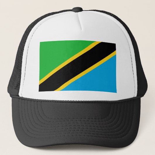 Tanzania Flag Trucker Pet (Voorkant)