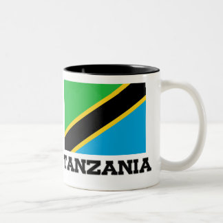 Tanzania Flag Tweekleurige Koffiemok