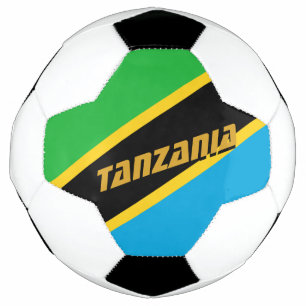 Tanzania Football en Tanzaniaanse vlag/sport Voetbal