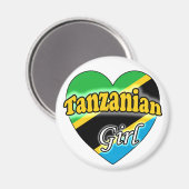 Tanzania Girl Magneet (Voorkant / Achterkant)