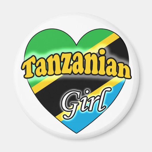 Tanzania Girl Magneet (Voorkant)