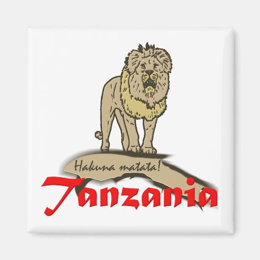 Tanzania Goodies Magneet (Voorkant)