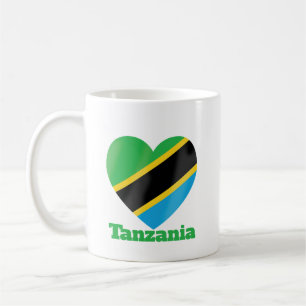 Tanzania Heart Flag Koffiemok