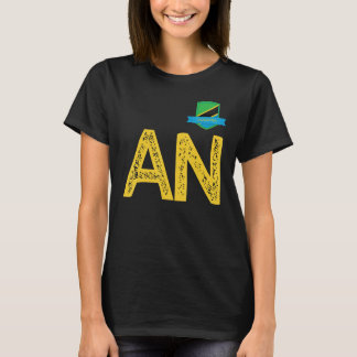 Tanzania Human-Flag Group Letter A en N Tanzania T-shirt