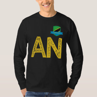 Tanzania Human-Flag Group Letter A en N Tanzania T-shirt