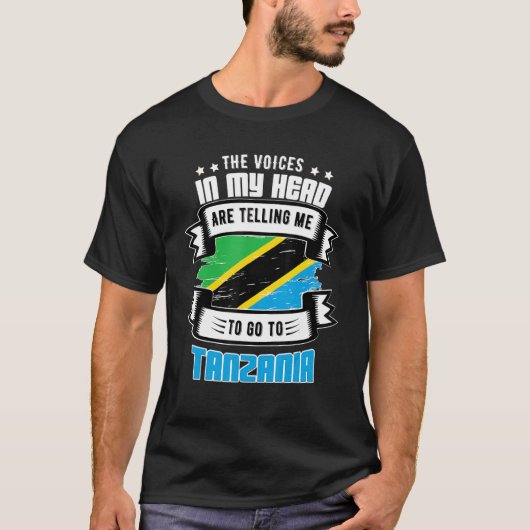 Tanzania in mijn hoofd t-shirt (Voorkant)