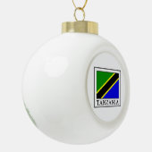 Tanzania Keramische Bal Ornament (Links)