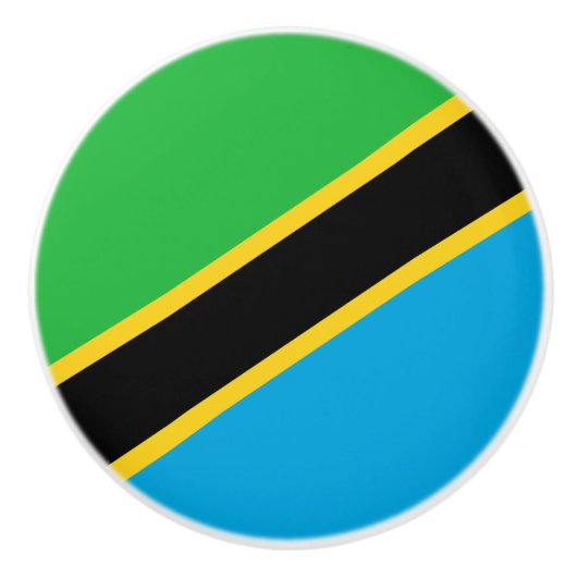 Tanzania Keramische Knop (Voorkant)