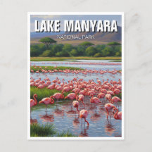 Tanzania Lake Manyara Nationaal Park Flamingos