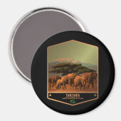 Tanzania Magneet (Voorkant / Achterkant)
