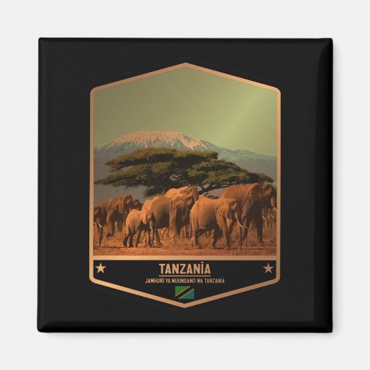 Tanzania Magneet (Voorkant)