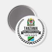 Tanzania Magneet (Voorkant / Achterkant)