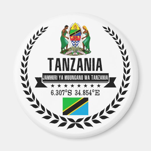 Tanzania Magneet (Voorkant)