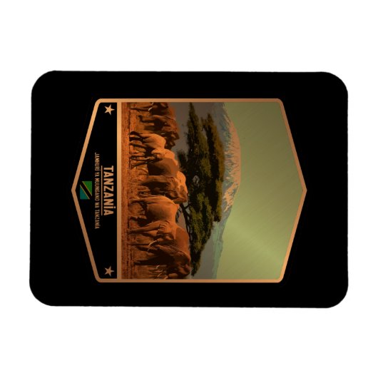 Tanzania Magneet (Horizontaal)