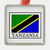 Tanzania Metalen Ornament (Voorkant)